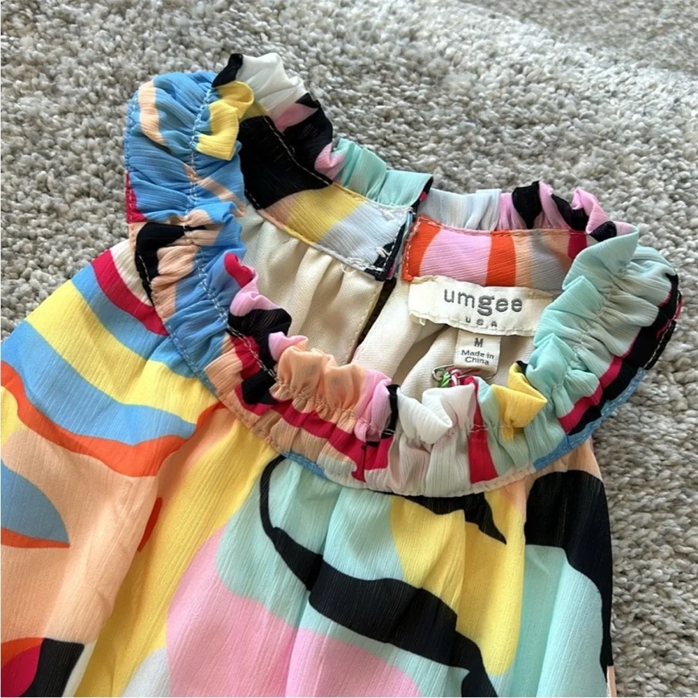 Umgee Find The Fun Midi Dress - Picture 7 of 10